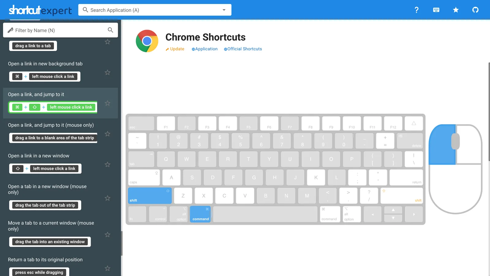 Shortcut Expert product screenshot